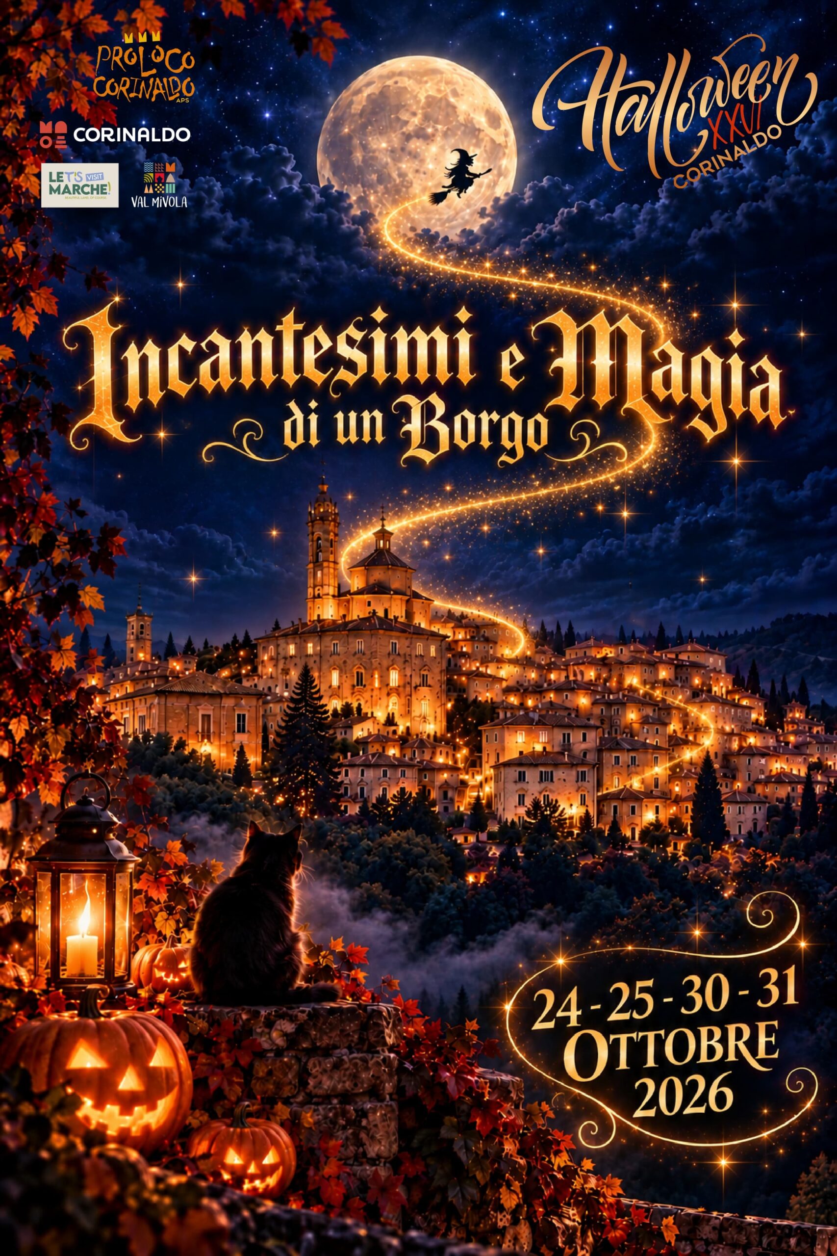 locandina  Halloween “La Festa delle Streghe”